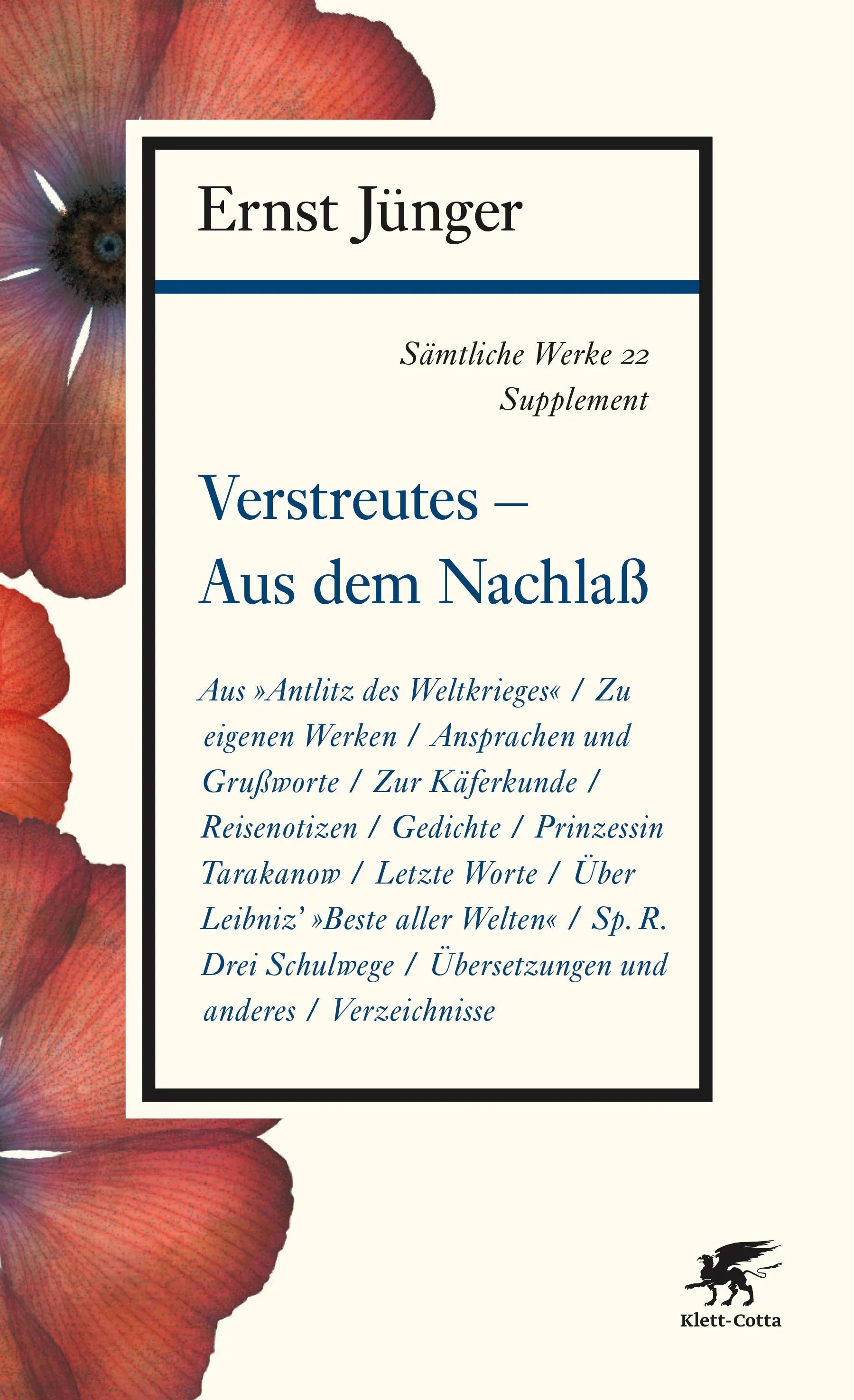Buchcover von 'Sämtliche Werke - Band 22' - Paperback von Ernst Jünger