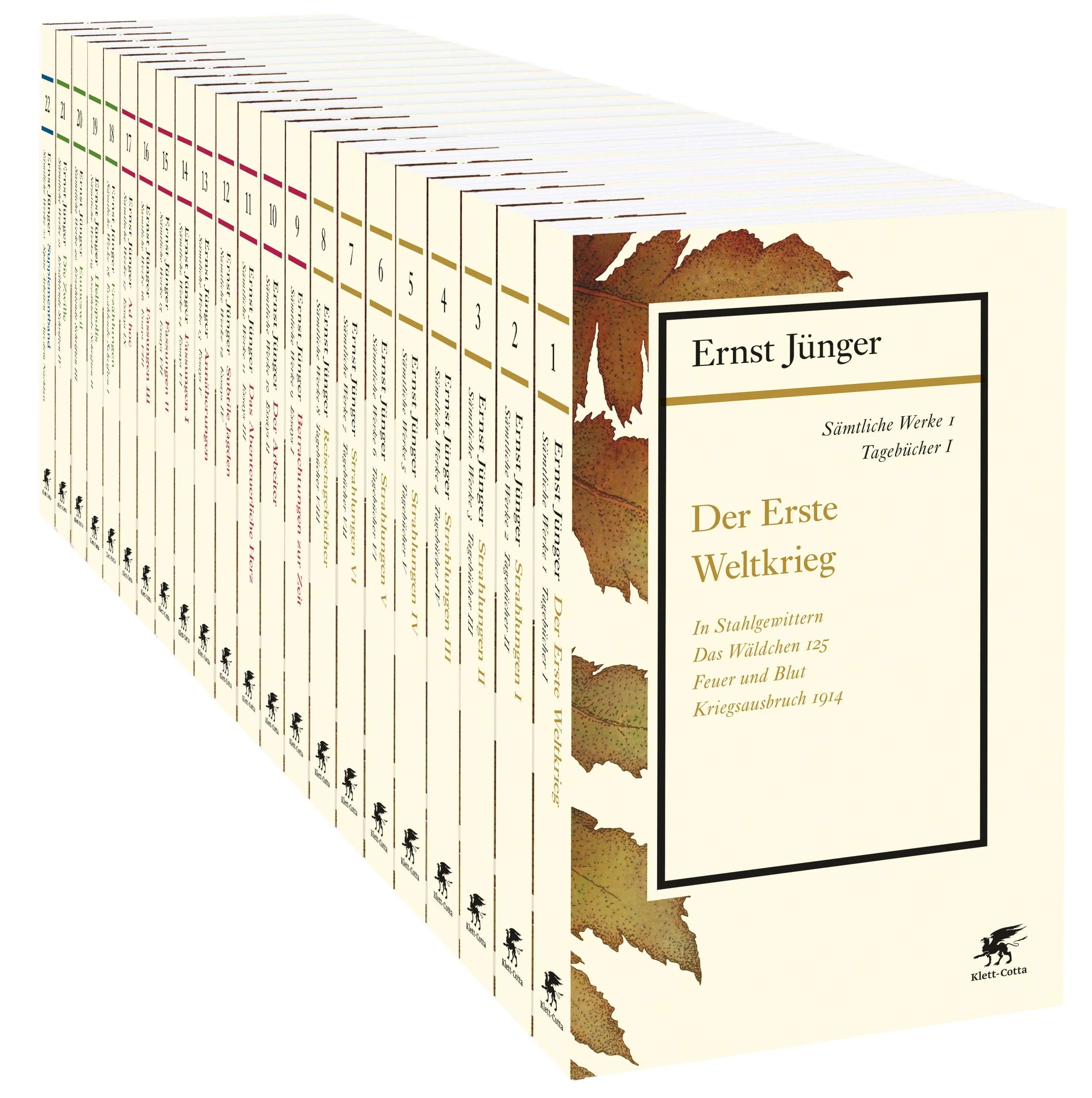 Buchcover von 'Sämtliche Werke in 22 Bänden' - Paperback von Ernst Jünger