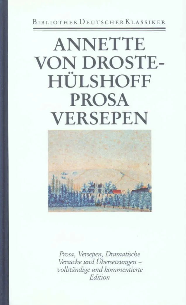 Buchcover von 'Sämtliche Werke in zwei Bänden' - Gebundene Ausgabe von Annette Droste-Hülshoff