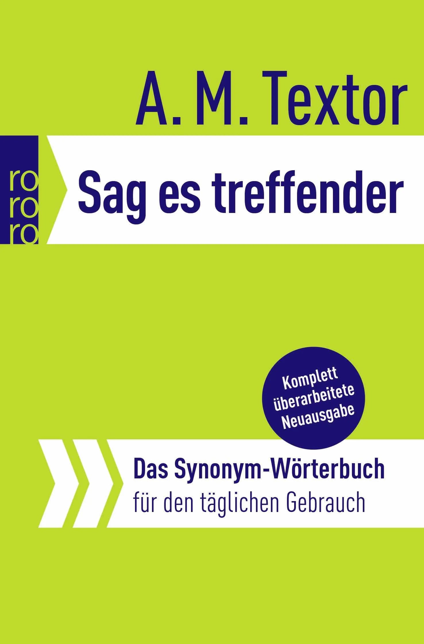 Buchcover von 'Sag es treffender' - Taschenbuch von A. M. Textor