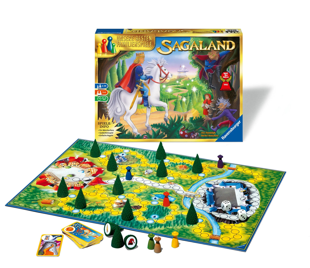 Sagaland - Gesellschaftsspiel & Brettspiel ab 6 Jahre – Ansicht