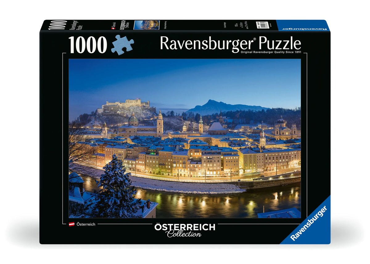 Puzzle: Erwachsenenpuzzle 1000 Teile - Salzburger Abendstimmung