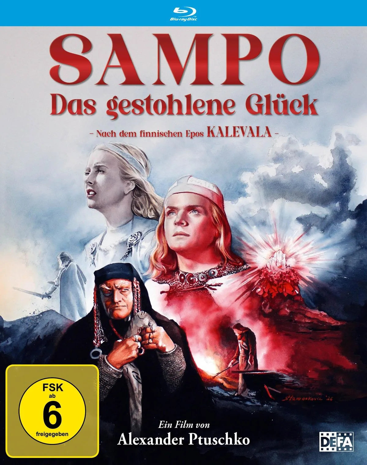 Blu-ray-Cover: Sampo - Das gestohlene Glück. Regie: Alexander Ptuschko