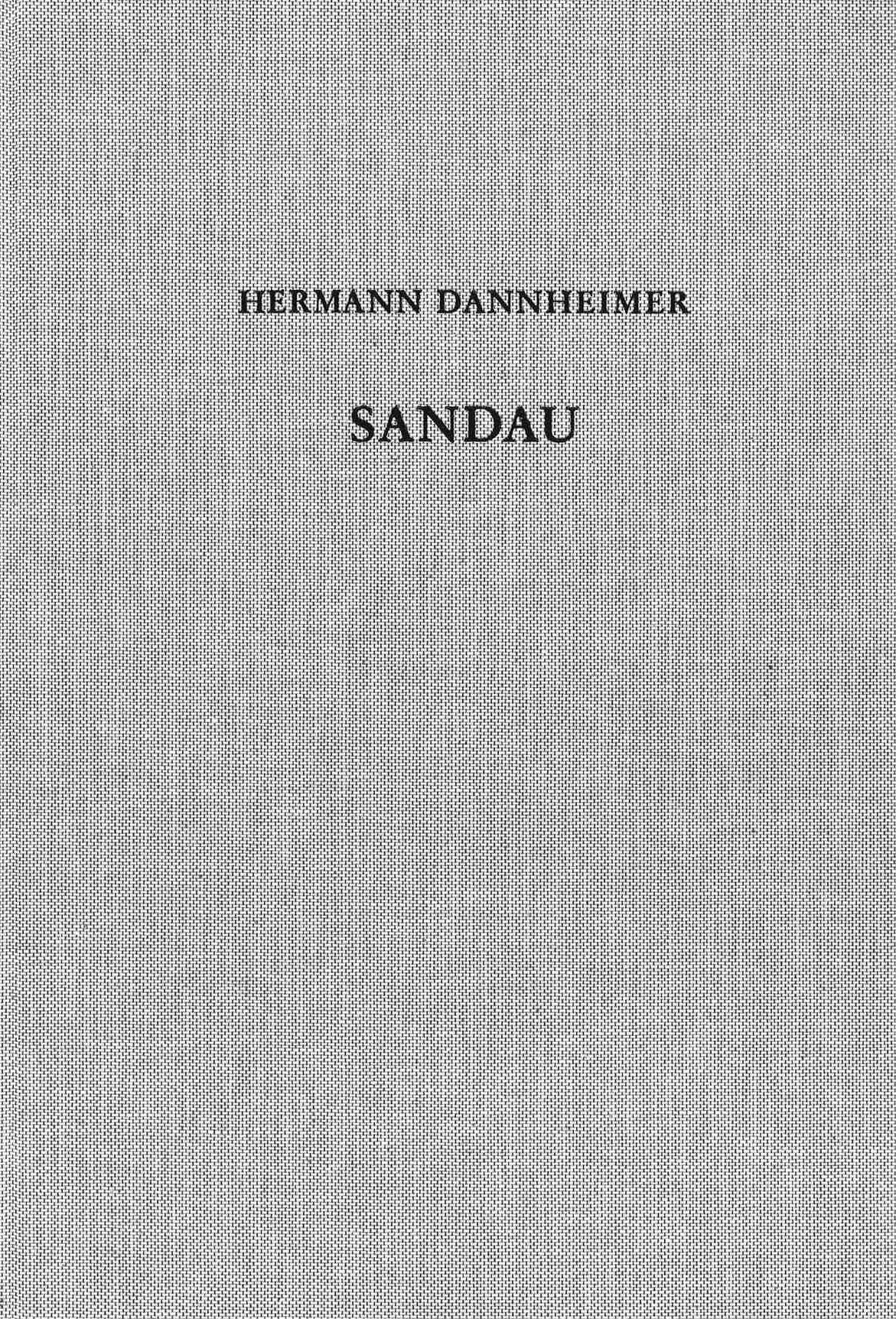 Buchcover von 'Sandau' - Gebundene Ausgabe von Hermann Dannheimer