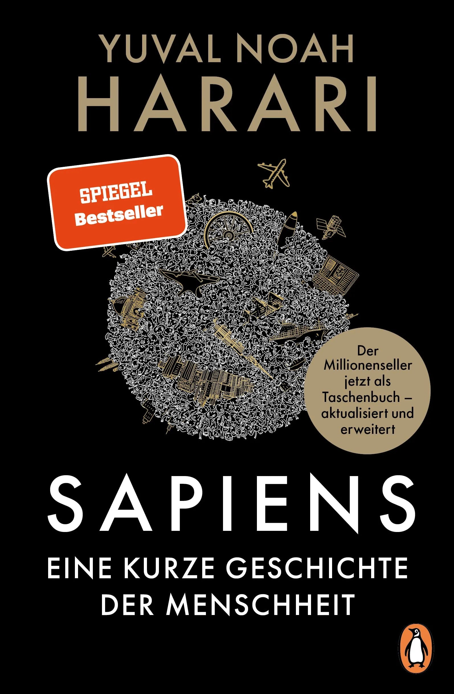 Cover: SAPIENS - Eine kurze Geschichte der Menschheit (E-Book) von Yuval Noah Harari