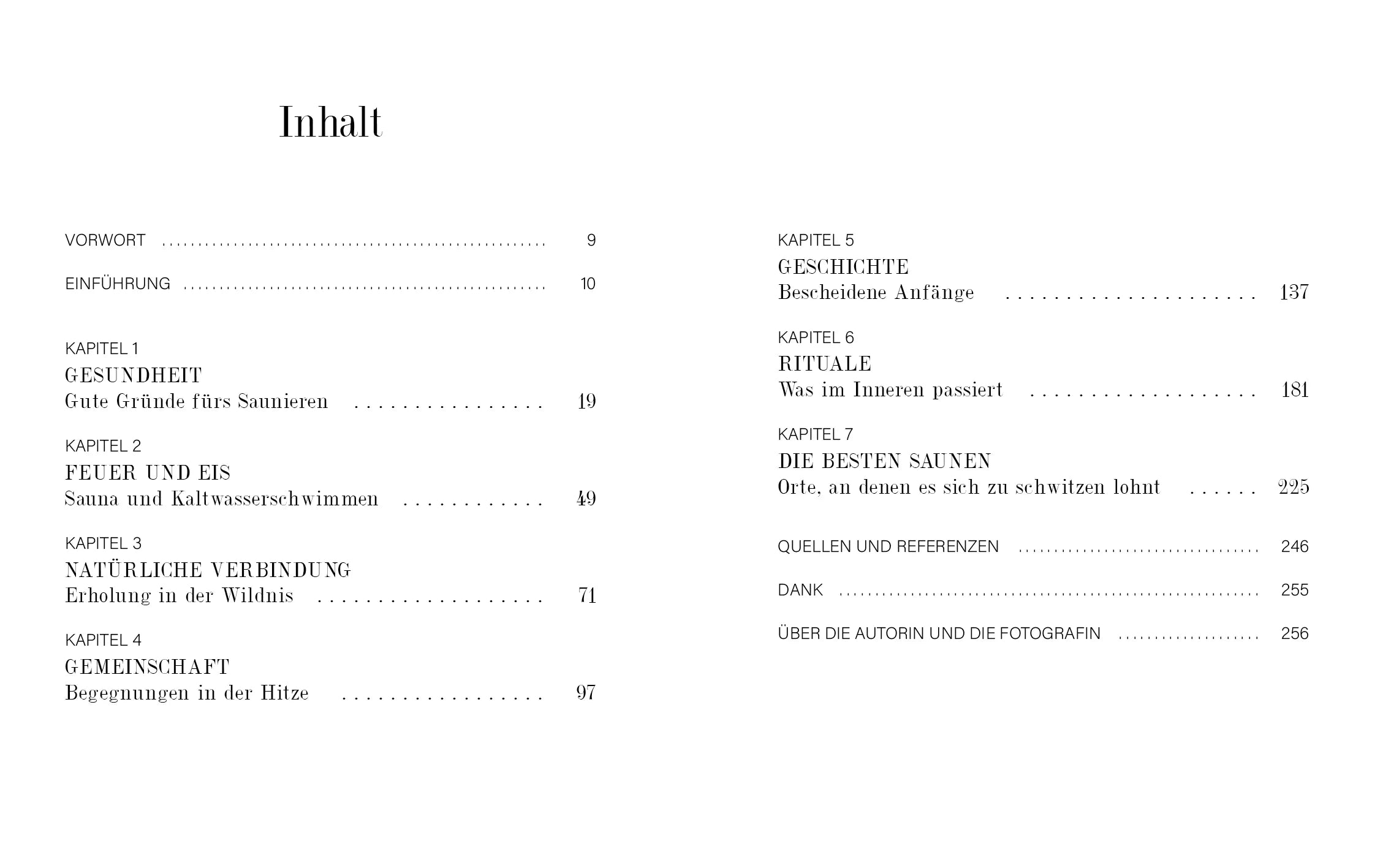 Innenansicht von 'Sauna' - Gebundene Ausgabe