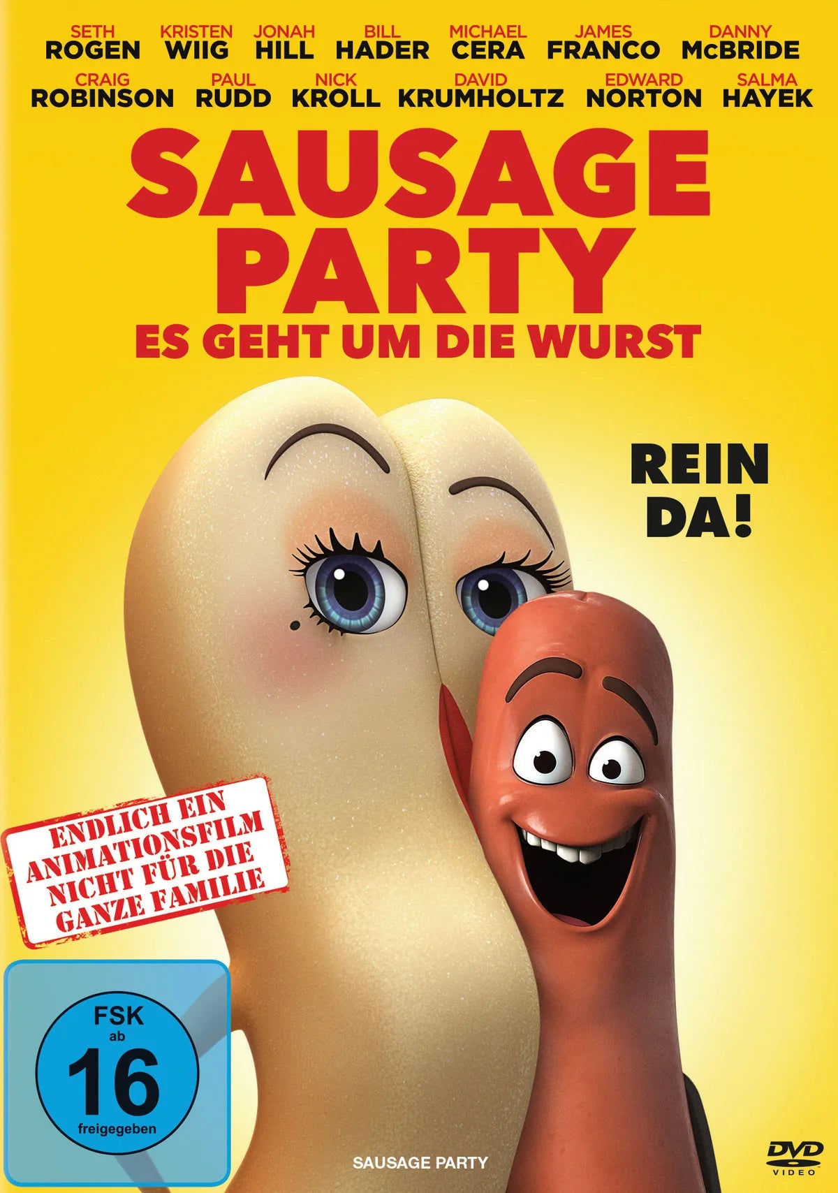 Sausage Party - Es geht um die Wurst - DVD