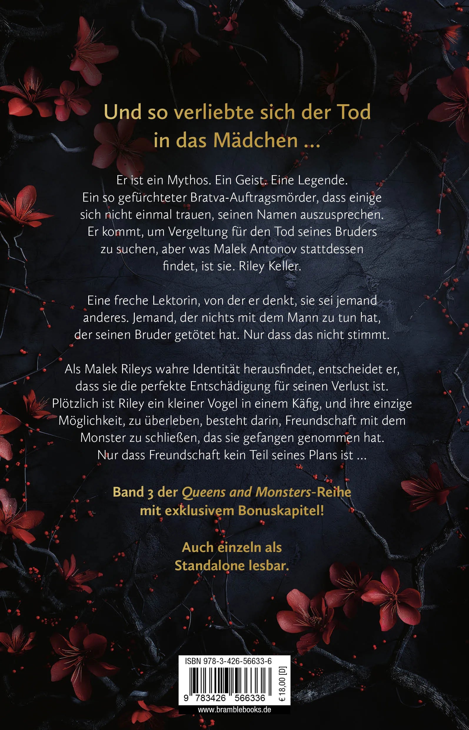 Buchrückseite von 'Savage Hearts' mit Klappentext - Paperback