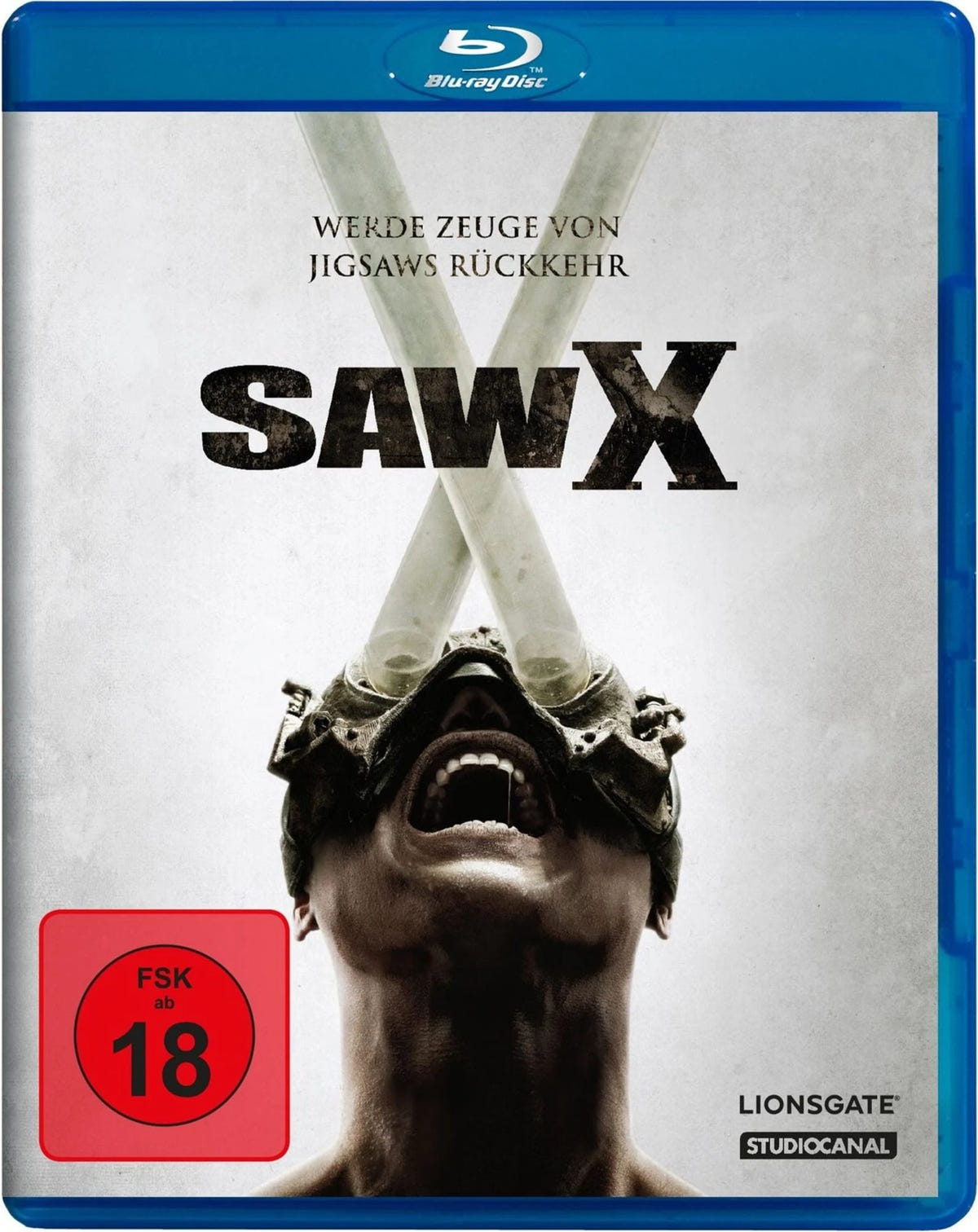 SAW X – Blu-ray, Vorderseite der deutschen Ausgabe