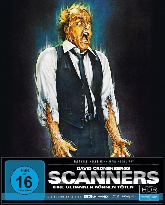 Mediabook 4K UHD + Blu-ray-Cover: Scanners
