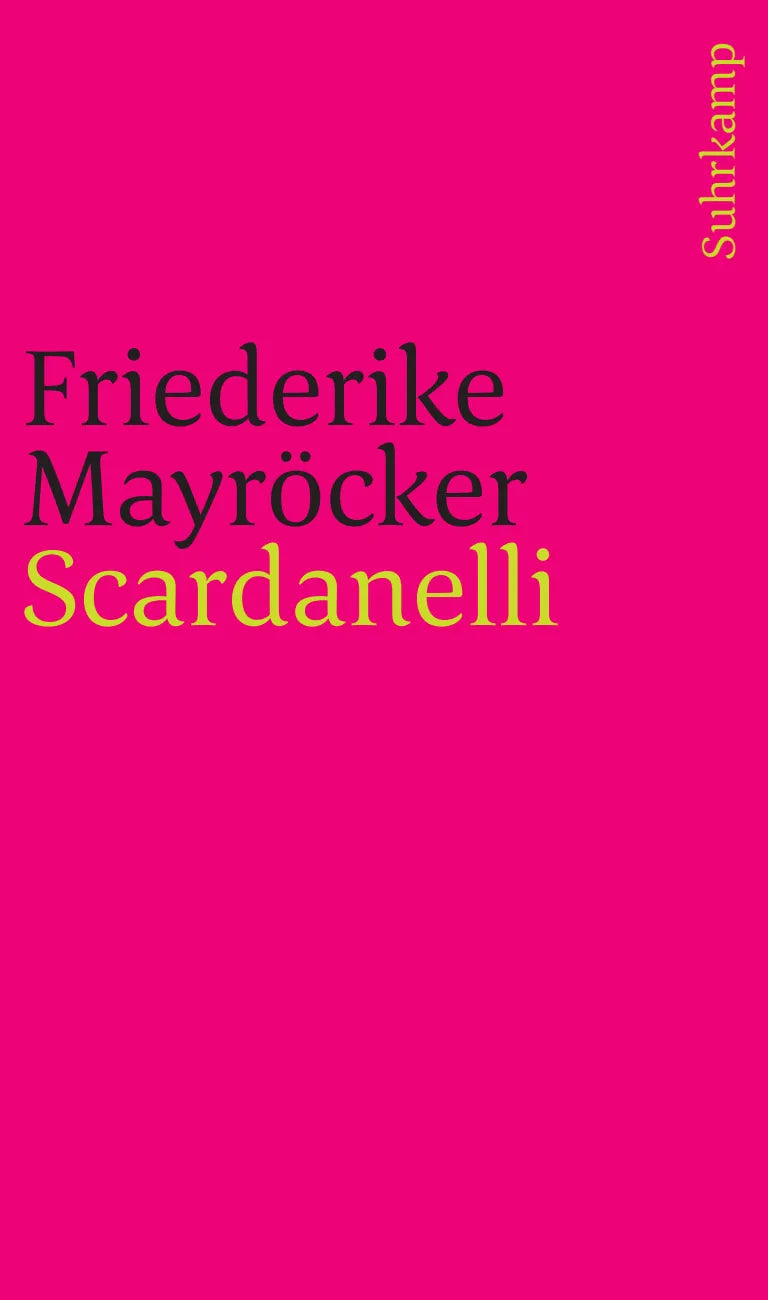 Buchcover von 'Scardanelli' - Taschenbuch von Friederike Mayröcker