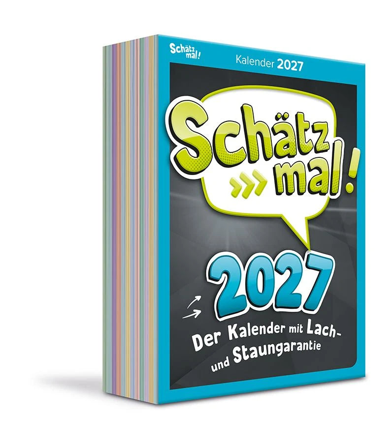 Taschenkalender: Schätz mal! Kalender 2027