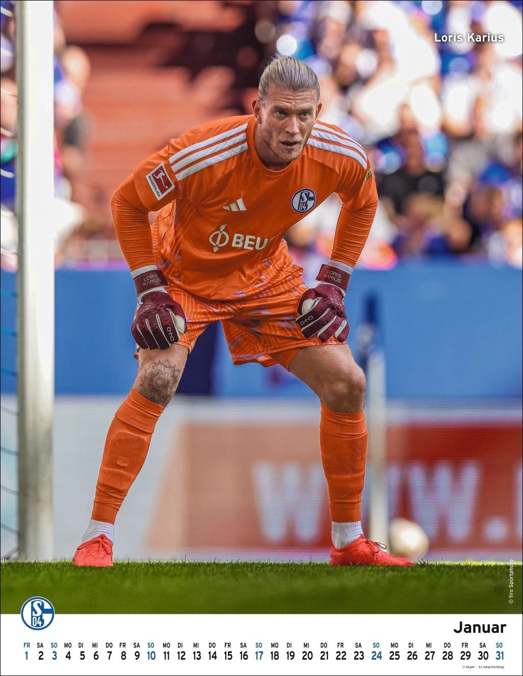 Schalke 04 Posterkalender 2027 – Ansicht