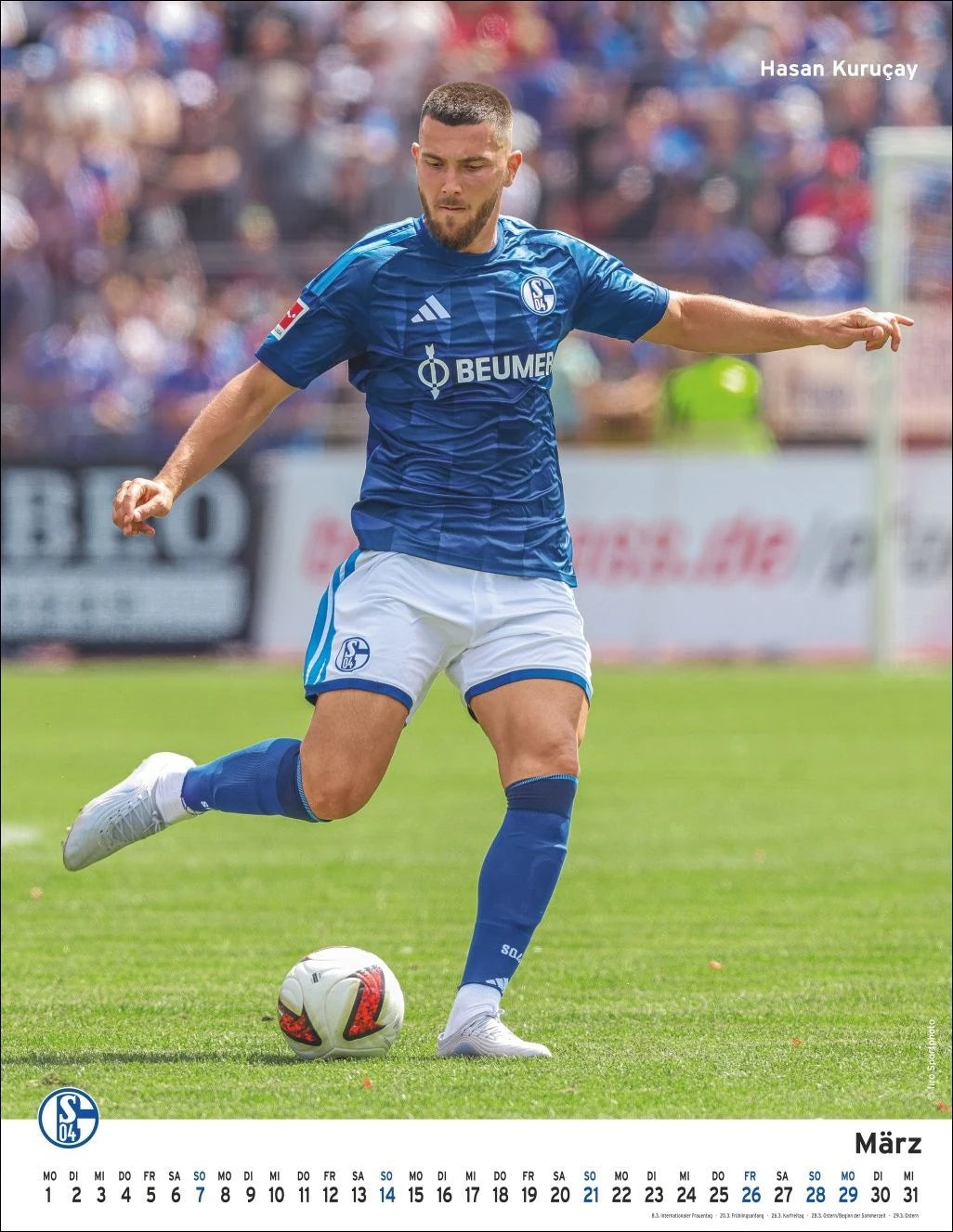 Schalke 04 Posterkalender 2027 – Ansicht