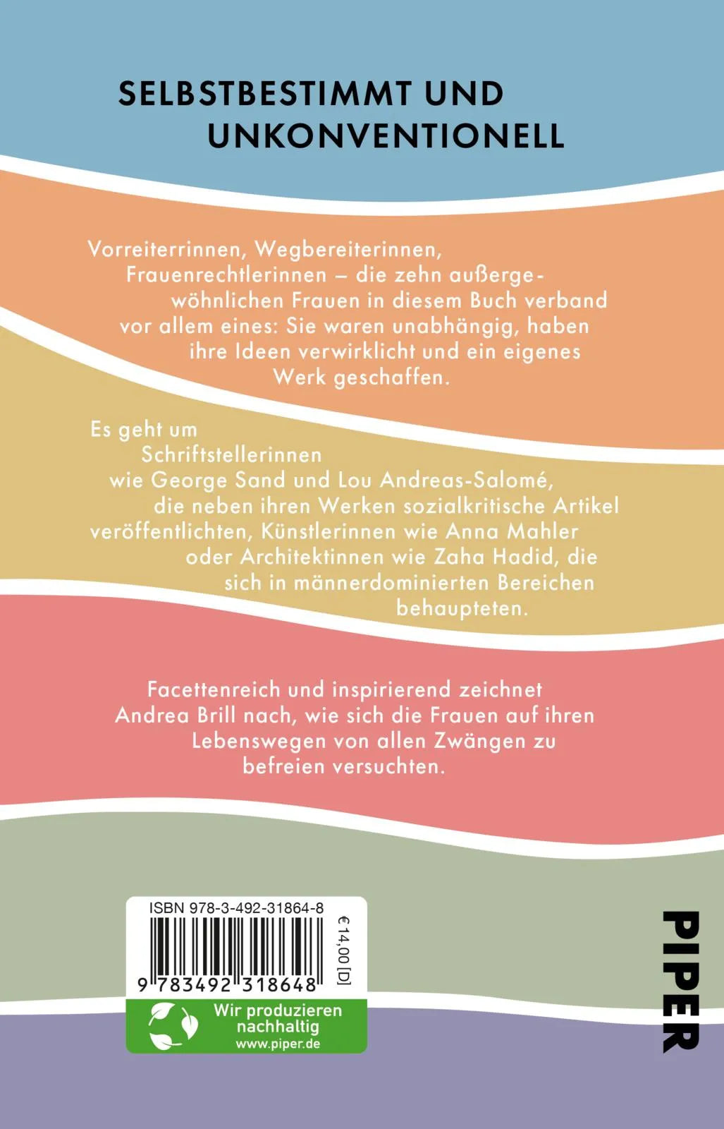 Buchrückseite von '»Scharfsinnig wie ein Adler und mutig wie ein Löwe«' mit Klappentext - Taschenbuch