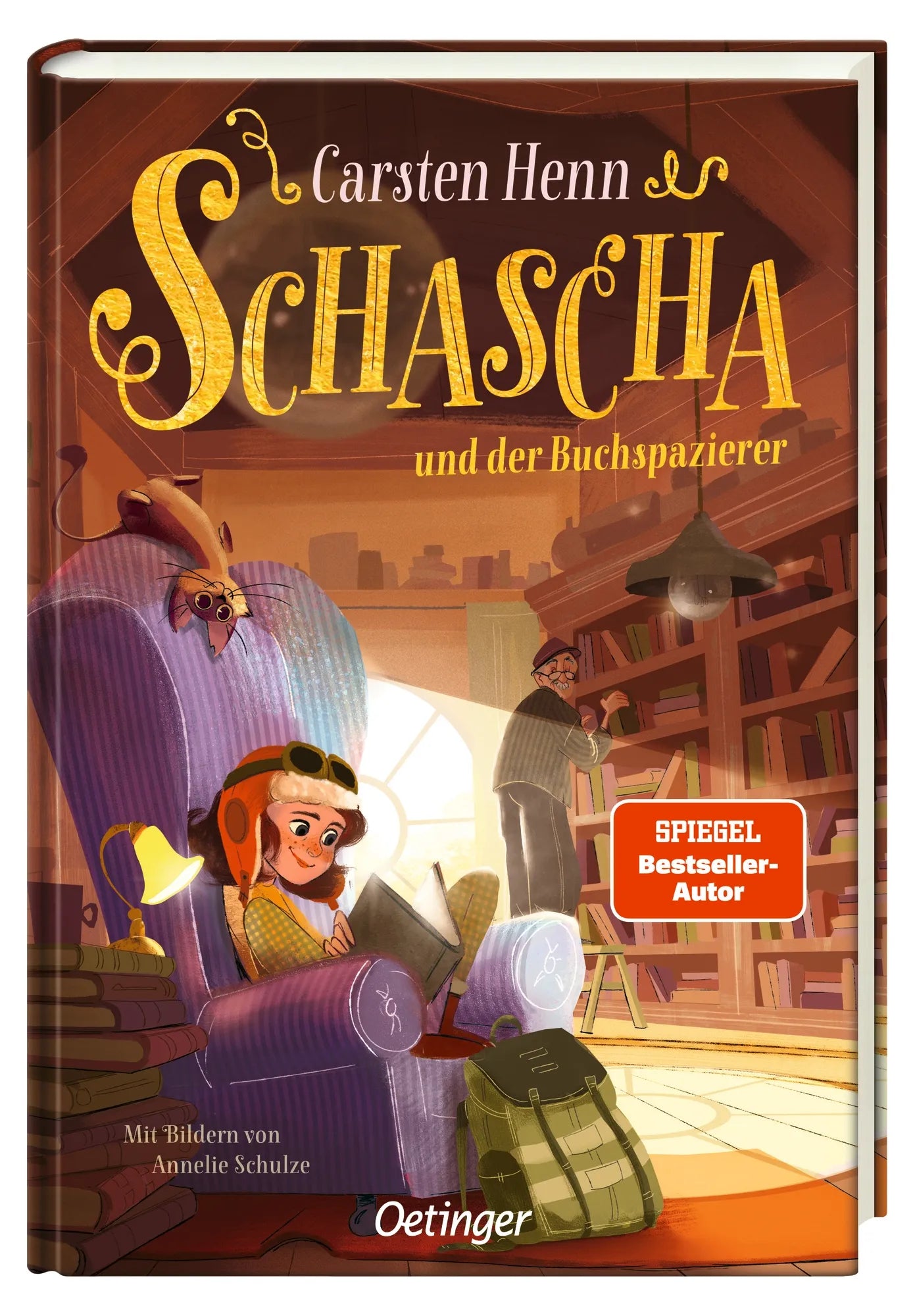 Detailansicht: Schascha und der Buchspazierer (Hardcover)