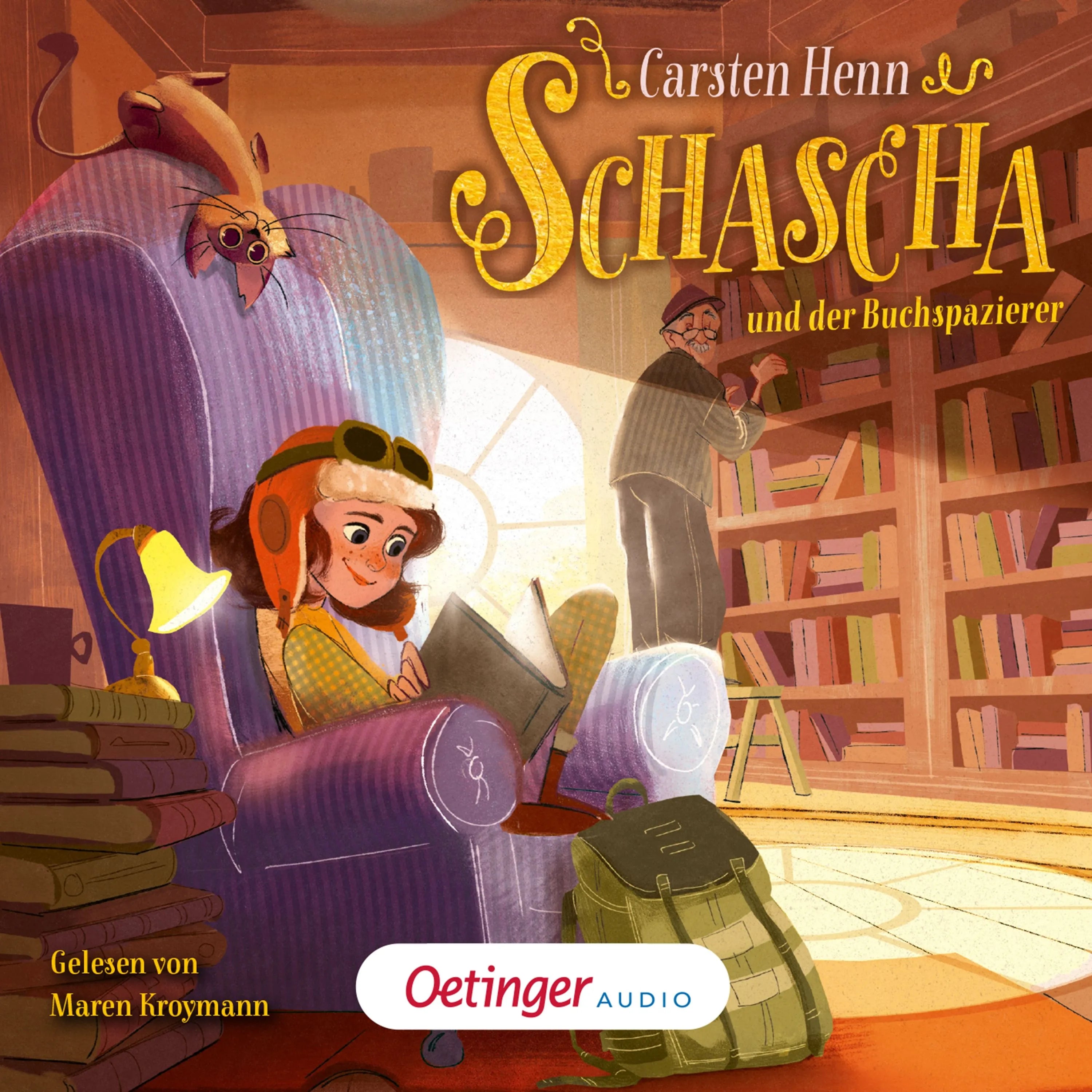 Cover: Schascha und der Buchspazierer (Hörbuch Download) von Carsten Henn