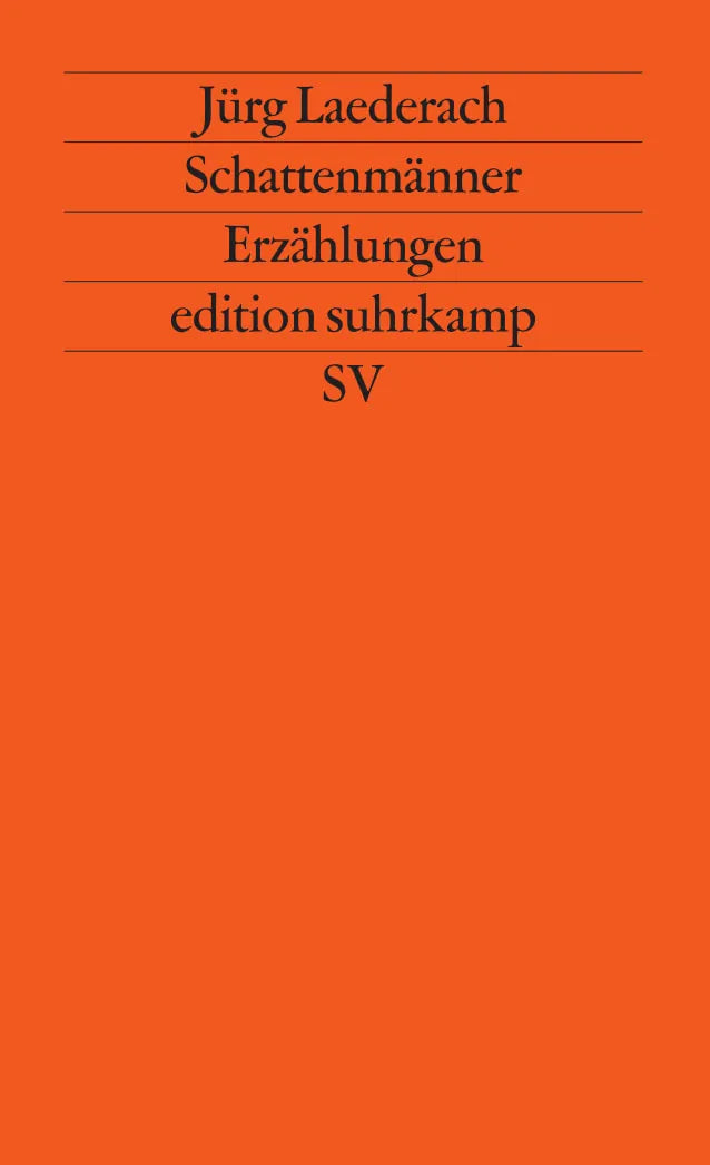Buchcover von 'Schattenmänner' - Taschenbuch von Jürg Laederach