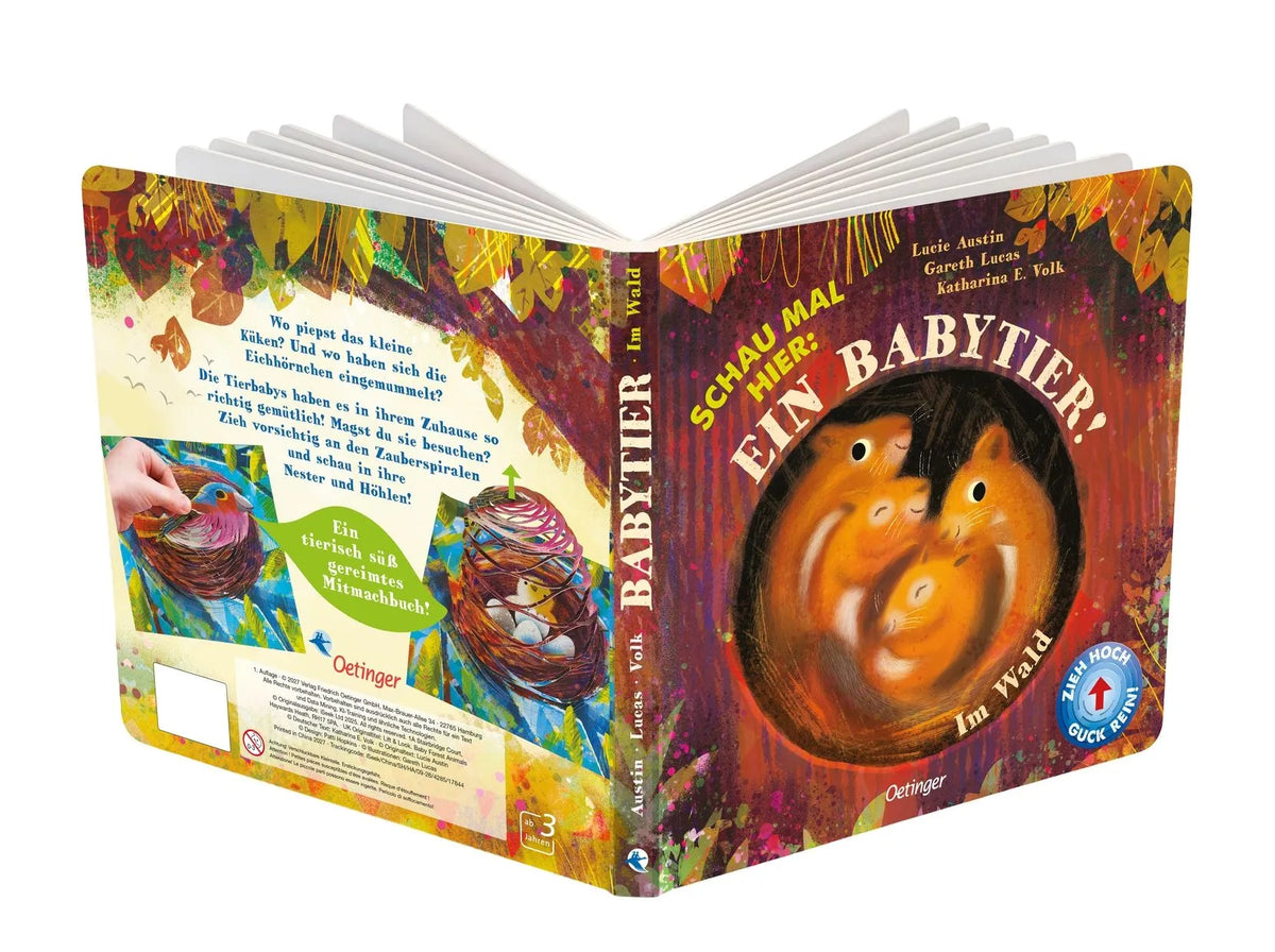 Detailansicht: Schau mal hier: ein Babytier! (Hardcover)