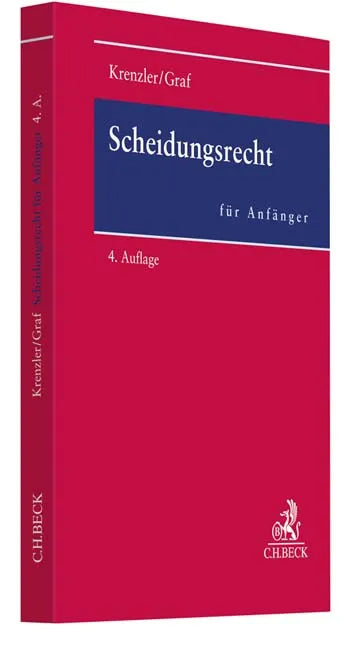 Buchcover von 'Scheidungsrecht für Anfänger' - Taschenbuch von Michael Krenzler