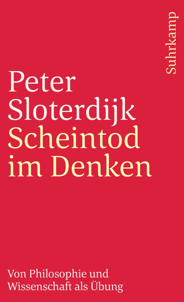 Cover: Scheintod im Denken (Taschenbuch) von Peter Sloterdijk