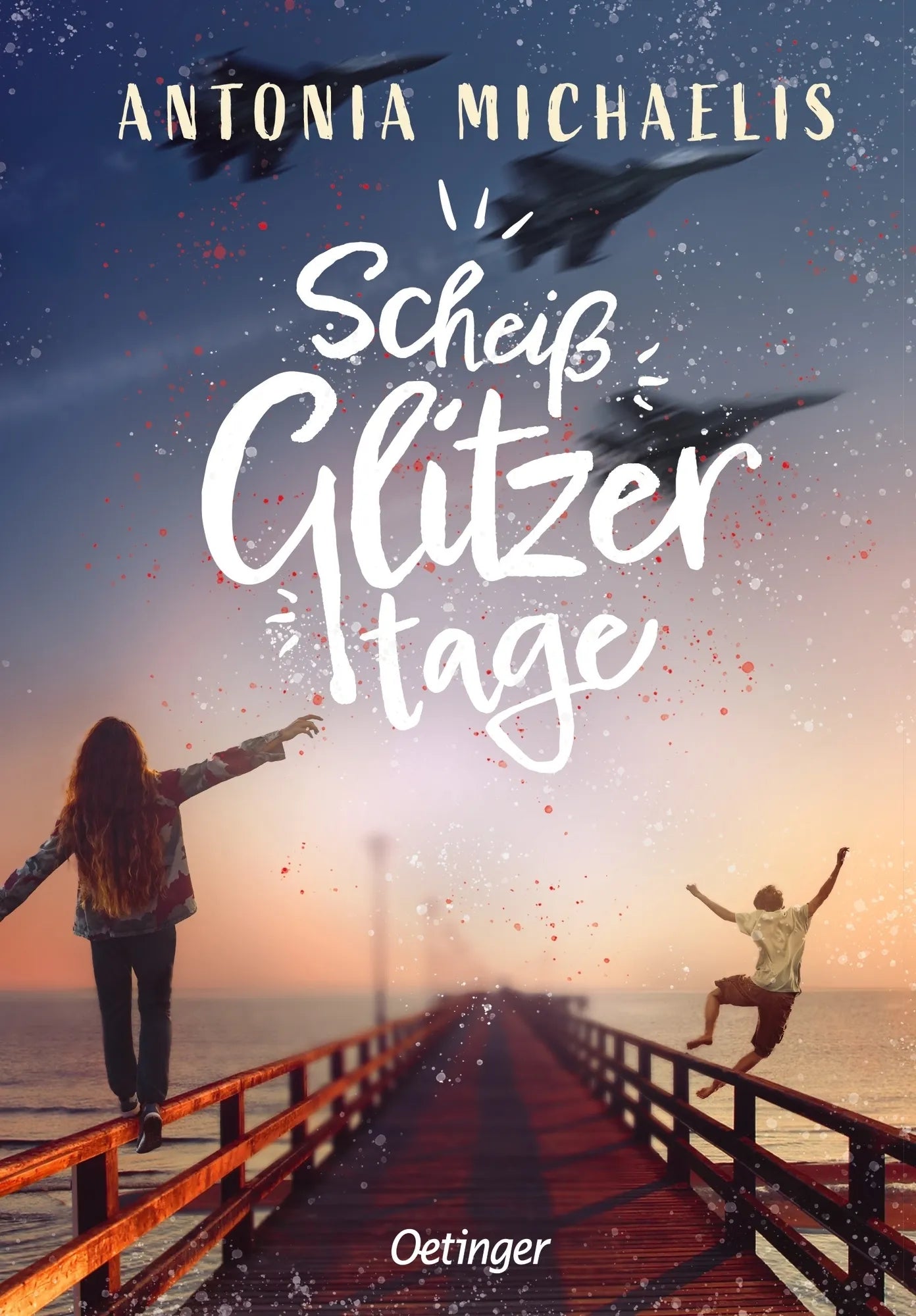 Buchcover von 'Scheißglitzertage' - Gebundene Ausgabe von Antonia Michaelis