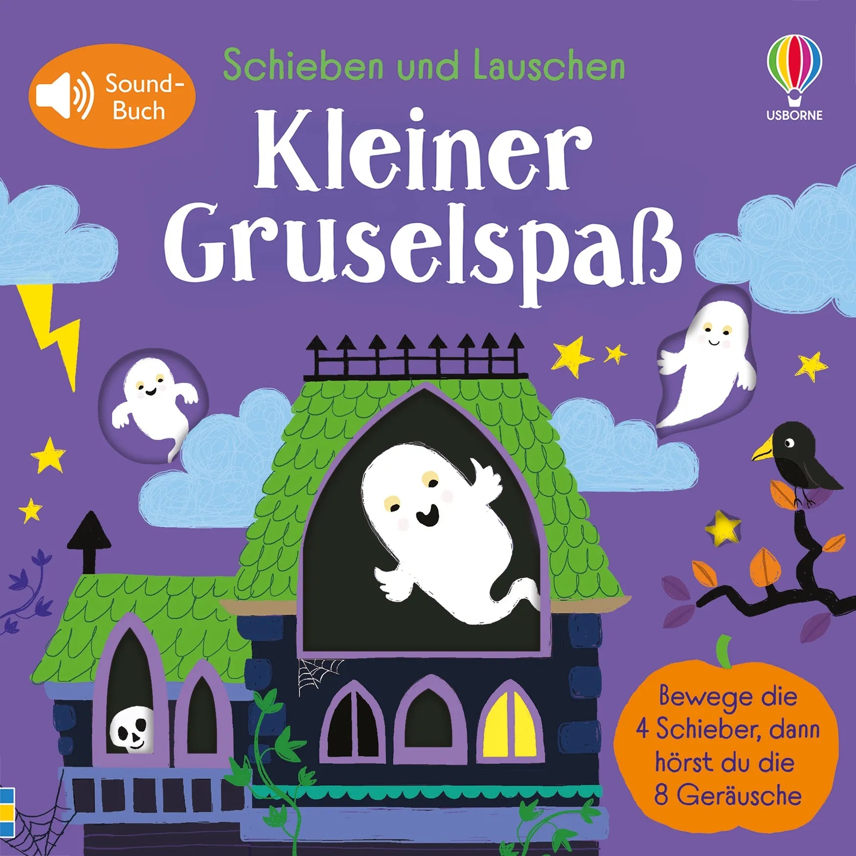 Buchcover von 'Schieben und Lauschen: Kleiner Gruselspaß' - Gebundene Ausgabe von Sam Taplin