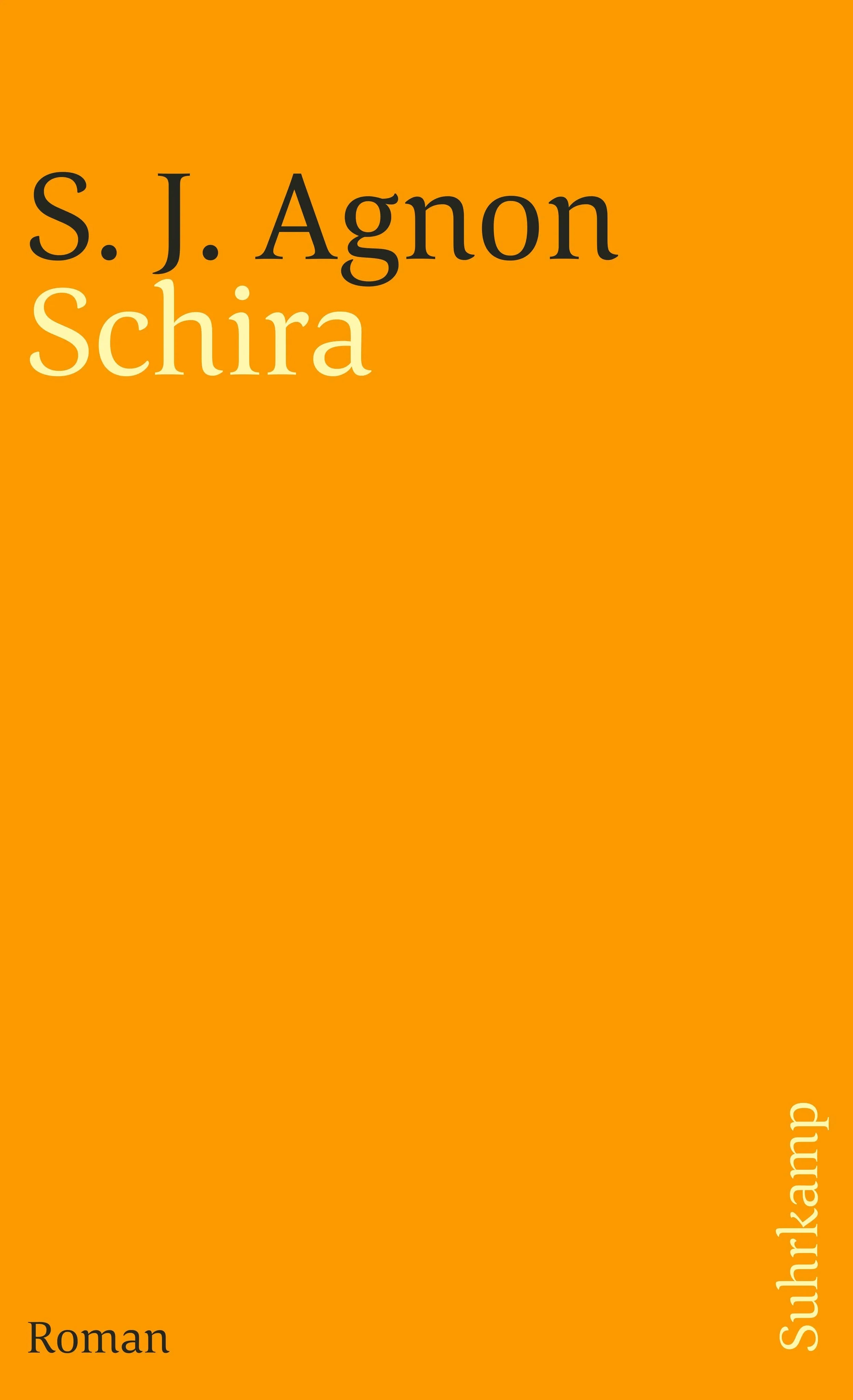 Buchcover von 'Schira' - Taschenbuch von Samuel Joseph Agnon