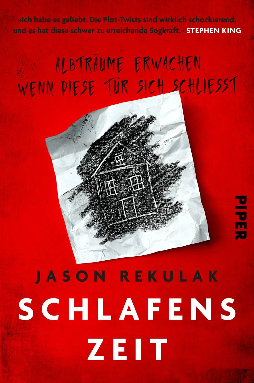 Buchcover von 'Schlafenszeit – Albträume erwachen, wenn diese Tür sich schließt' - Paperback von Jason Rekulak
