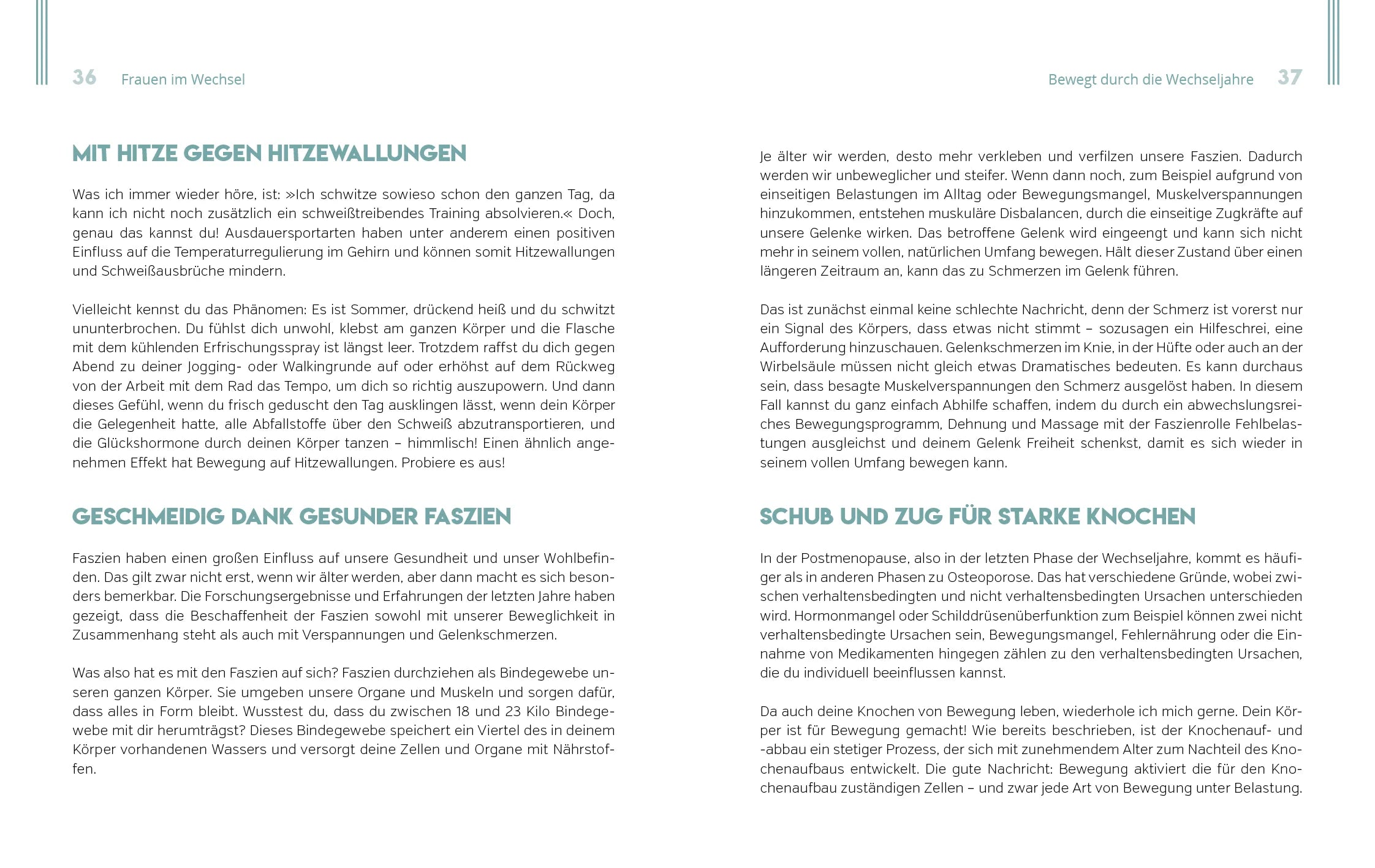 Innenansicht von 'Schlank und fit durch die Wechseljahre' - Taschenbuch