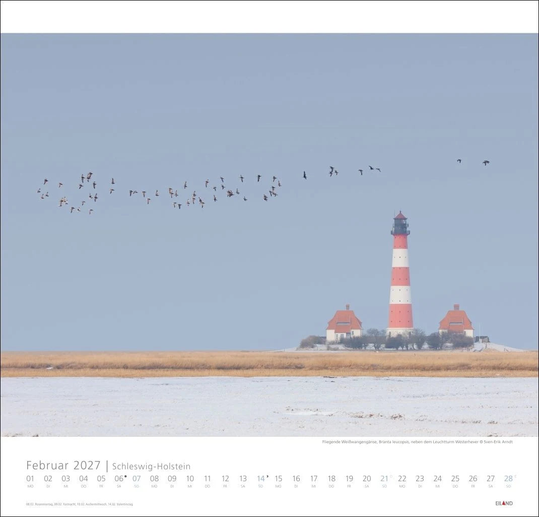 Schleswig-Holstein Edition Kalender 2027 - Land zwischen den Meeren – Ansicht