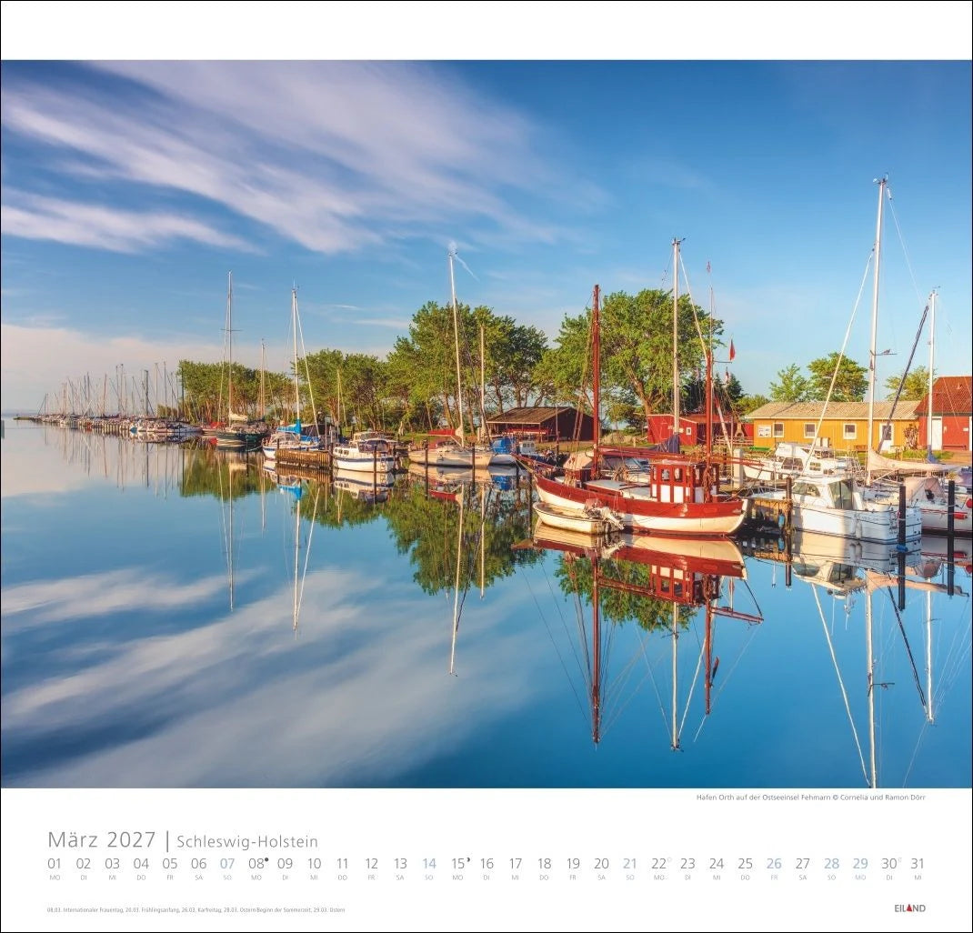 Schleswig-Holstein Edition Kalender 2027 - Land zwischen den Meeren – Ansicht