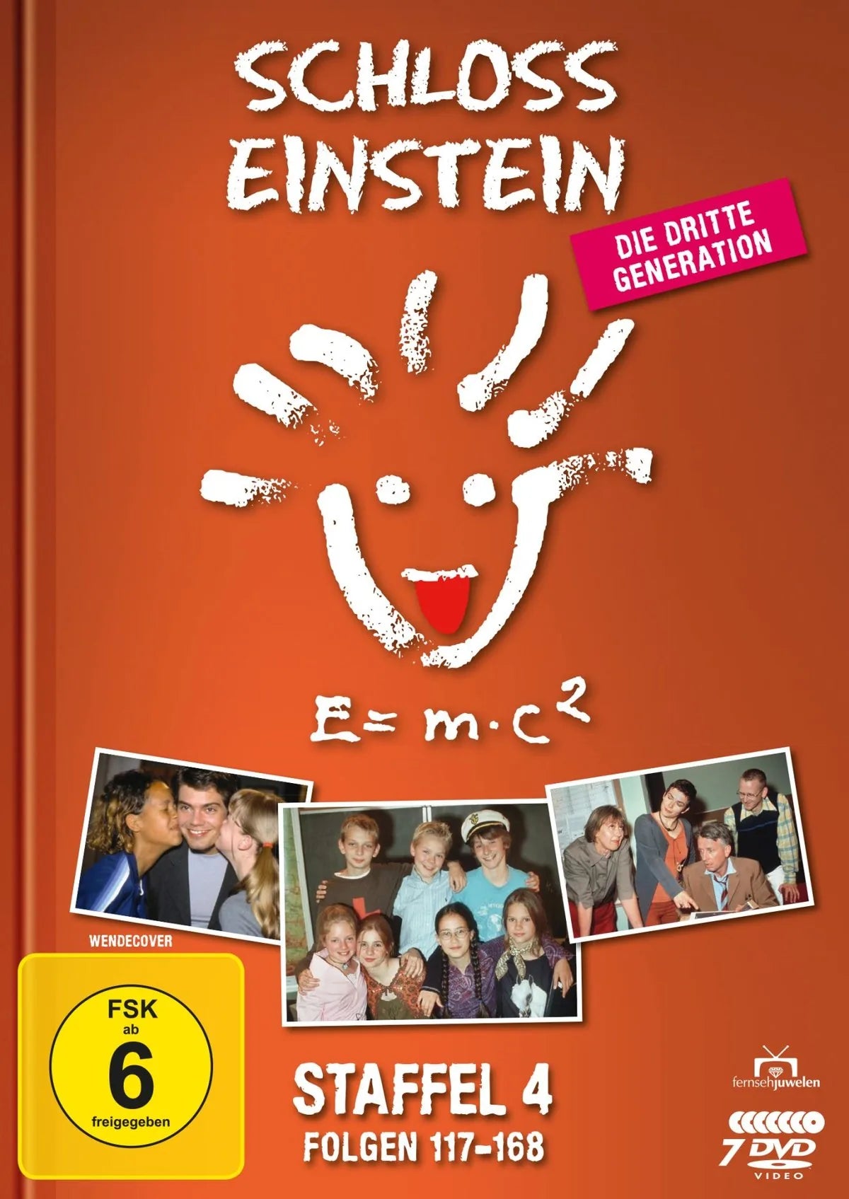 DVD-Cover: Schloss Einstein - Staffel 4 (Folgen 117 - 168). Regie: Renata Kaye