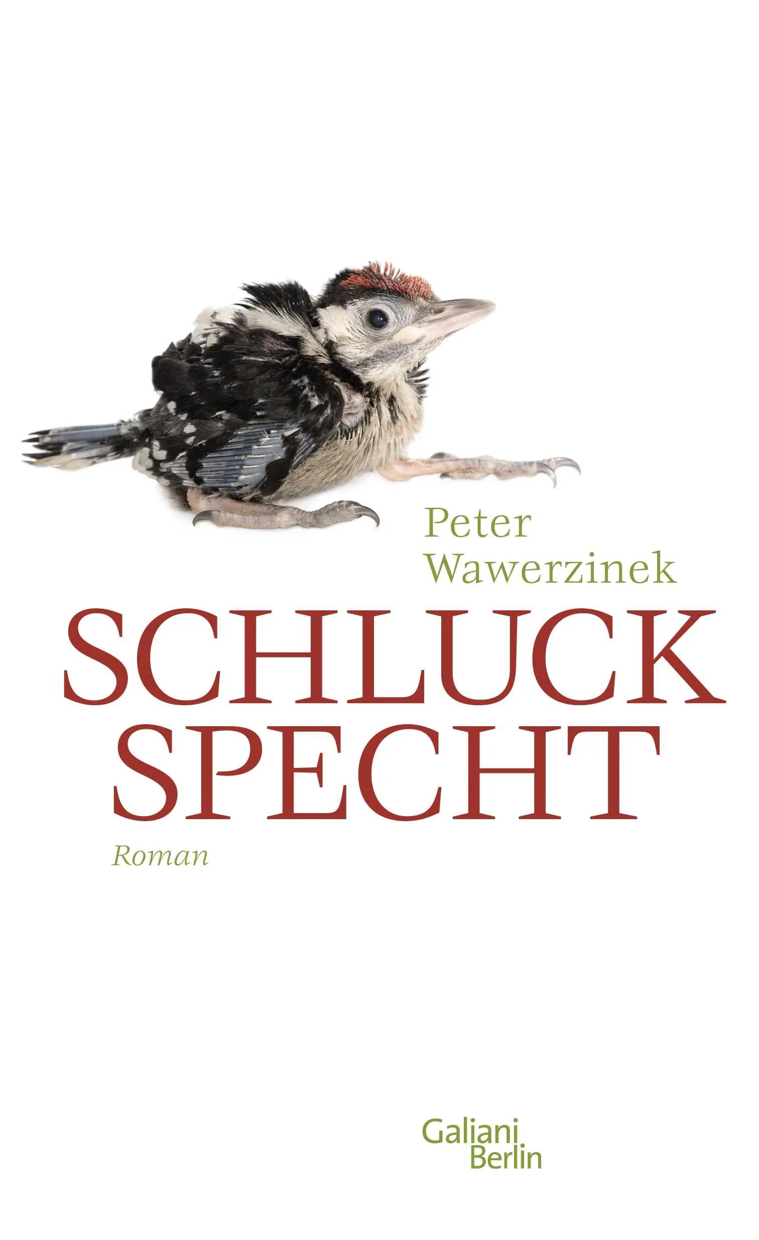 Buchcover von 'Schluckspecht' - Gebundene Ausgabe von Peter Wawerzinek
