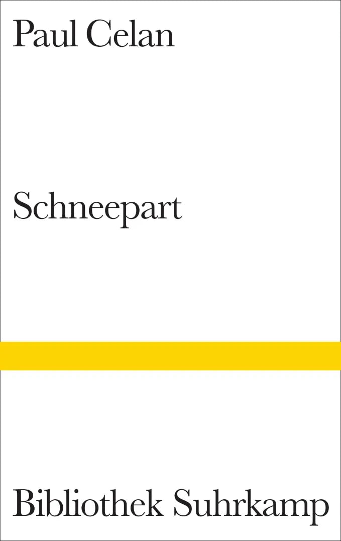 Buchcover von 'Schneepart' - Gebundene Ausgabe von Paul Celan