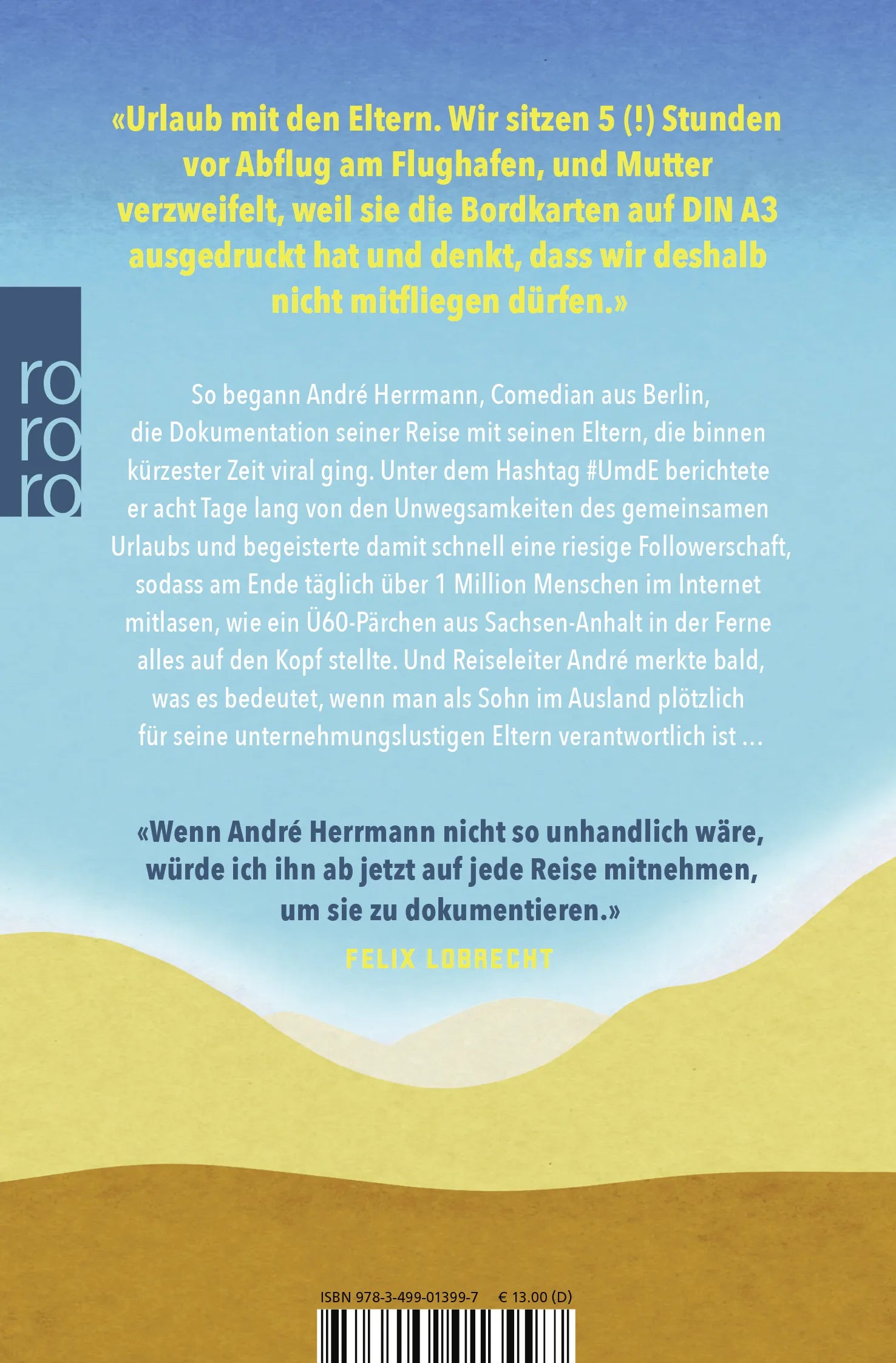 Rückseite: Schön war’s, aber nicht nochmal (Taschenbuch)