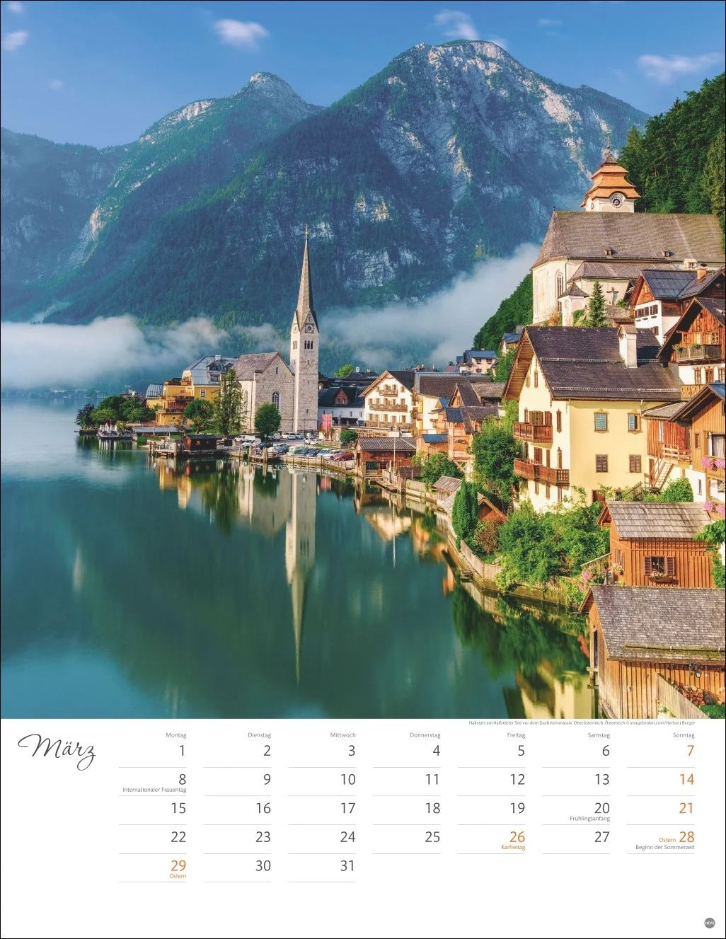 Schönes Alpenland Posterkalender 2027 – Ansicht