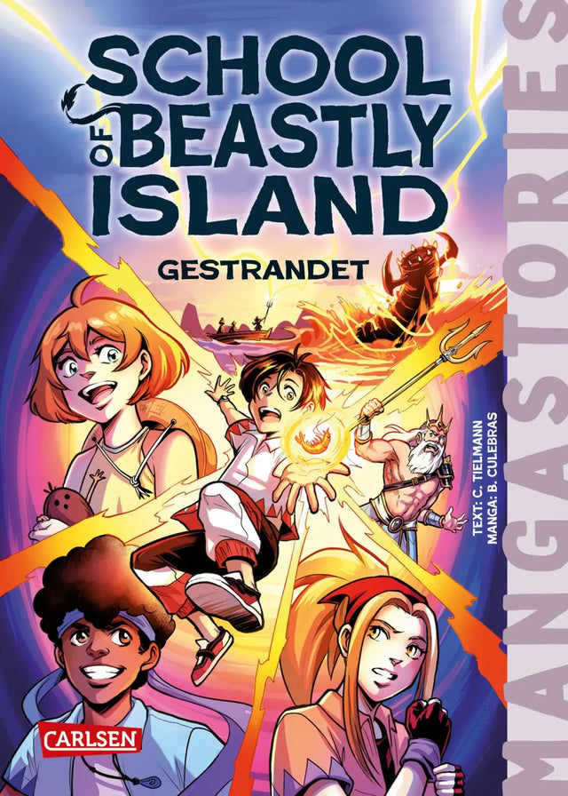 Buchcover von 'School of Beastly Island Band 1 - Gestrandet' - Gebundene Ausgabe von Christian Tielmann