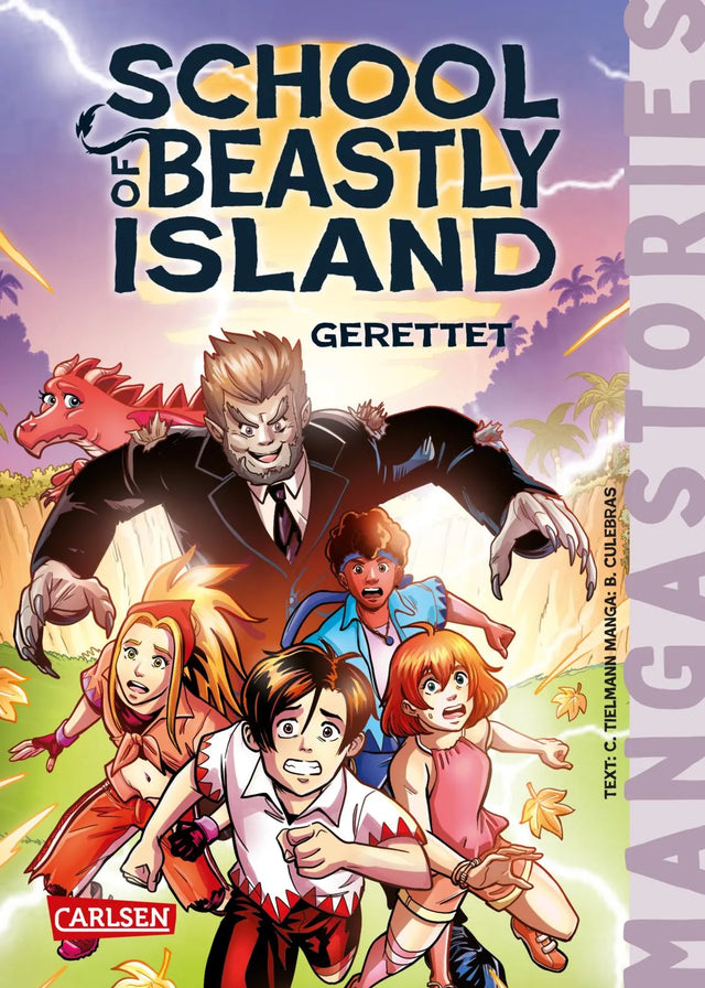 Buchcover von 'School of Beastly Island - Band 2 - Gerettet' - Gebundene Ausgabe von Christian Tielmann