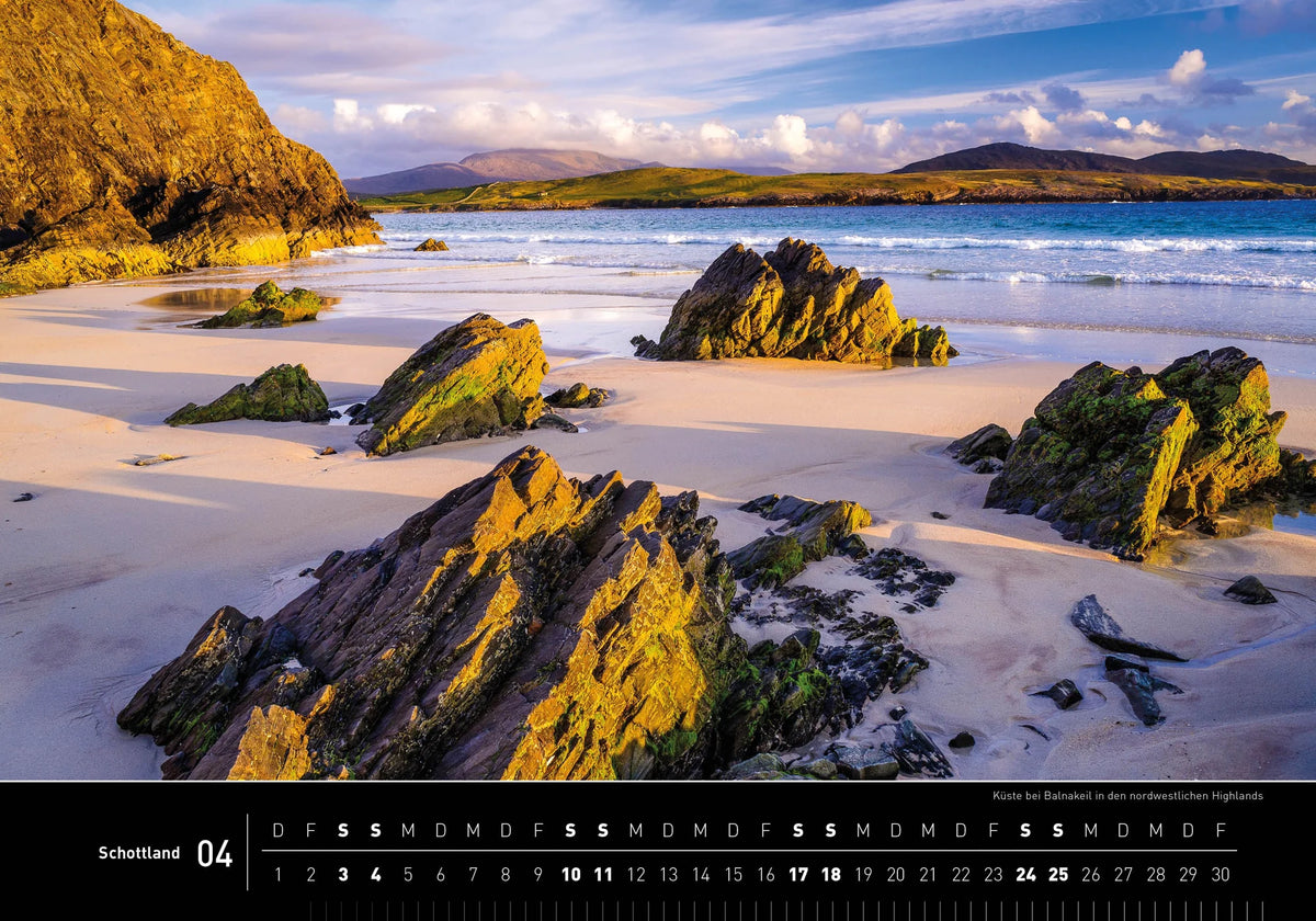 Schottland Premiumkalender 2027 – Ansicht