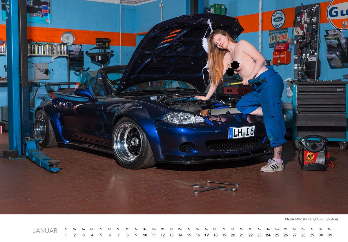 Schrauberträume Kalender 2027 – Ansicht