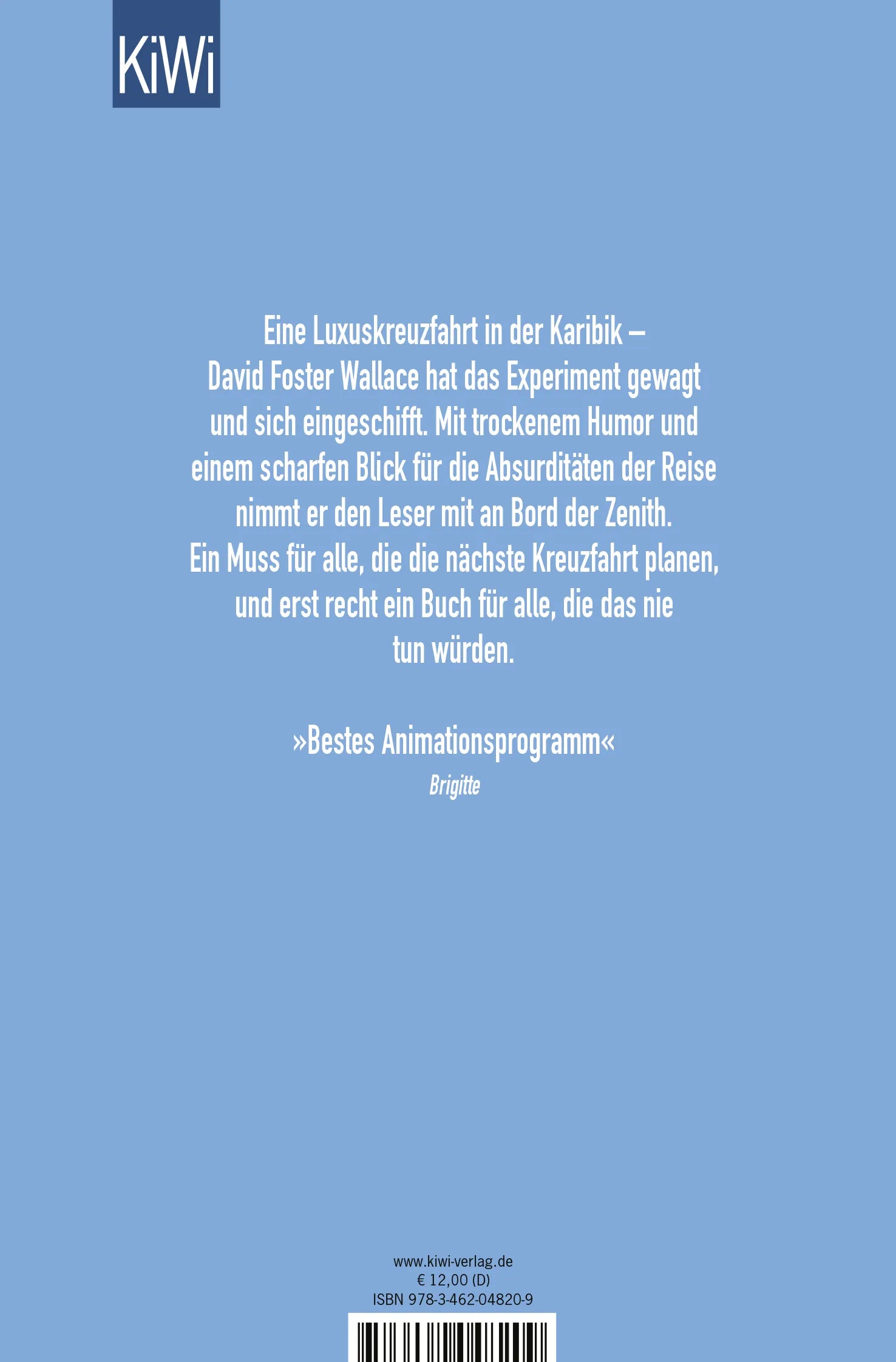 Buchrückseite von 'Schrecklich amüsant' mit Klappentext - Taschenbuch