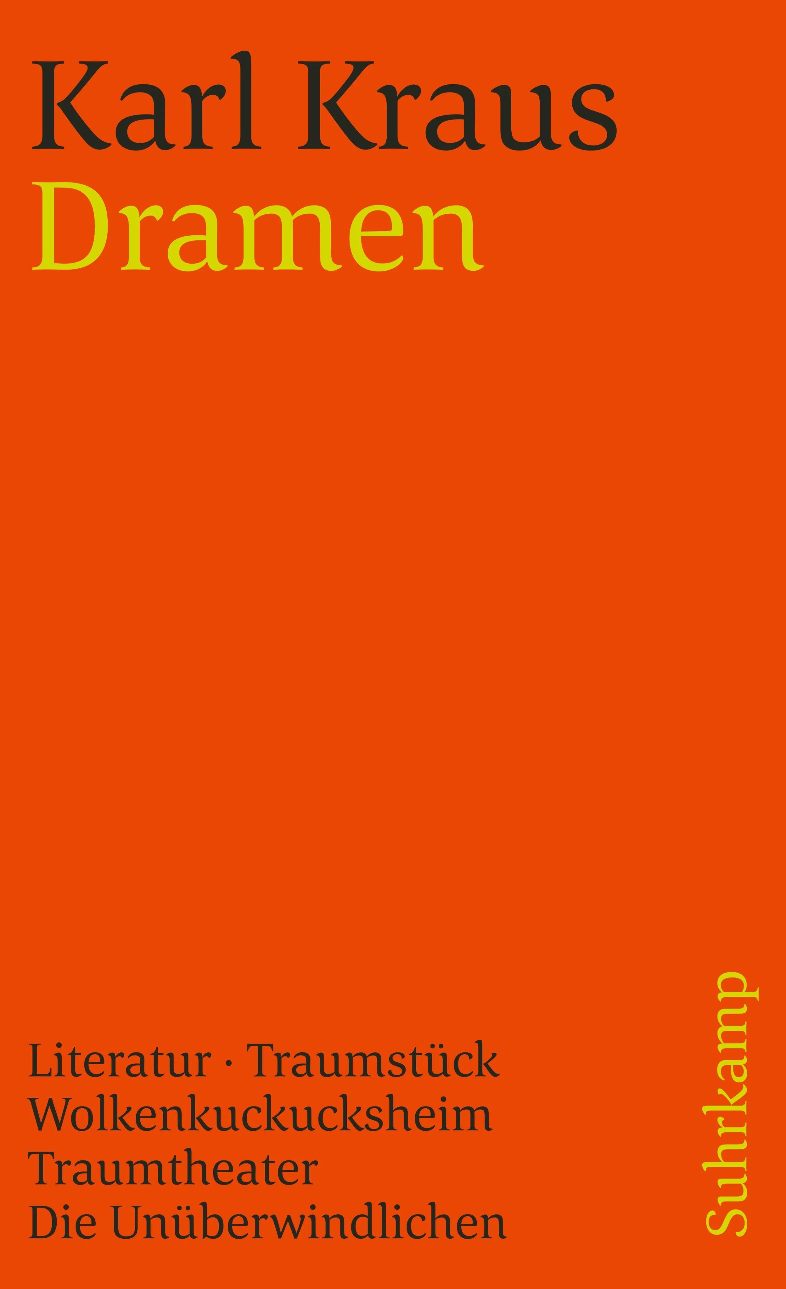 Buchcover von 'Schriften in den suhrkamp taschenbüchern' - Taschenbuch von Karl Kraus