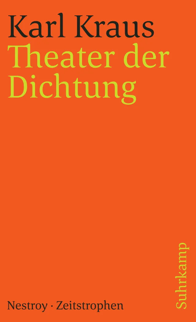 Buchcover von 'Schriften in den suhrkamp taschenbüchern. Zweite Abteilung. Acht Bände' - Taschenbuch von Karl Kraus