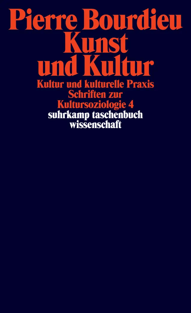 Buchcover von 'Schriften' - Taschenbuch von Pierre Bourdieu