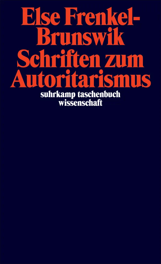 Cover: Schriften zum Autoritarismus (Taschenbuch) von Else Frenkel-Brunswik