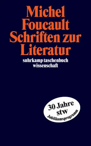 Buchcover von 'Schriften zur Literatur' - Taschenbuch von Michel Foucault