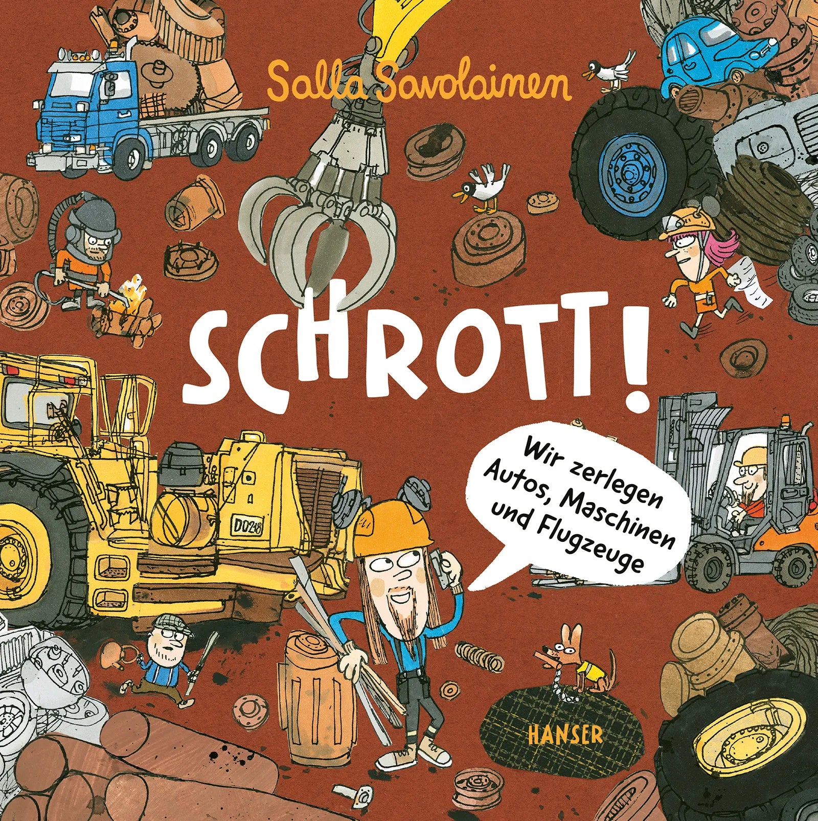Buchcover von 'Schrott!' - Gebundene Ausgabe von Salla Savolainen