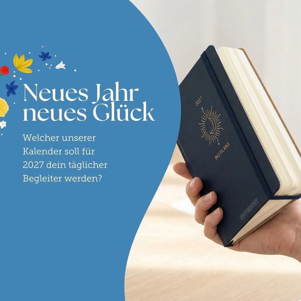 Schülerkalender 2026 / 2027 Good Vibes Only – Ansicht