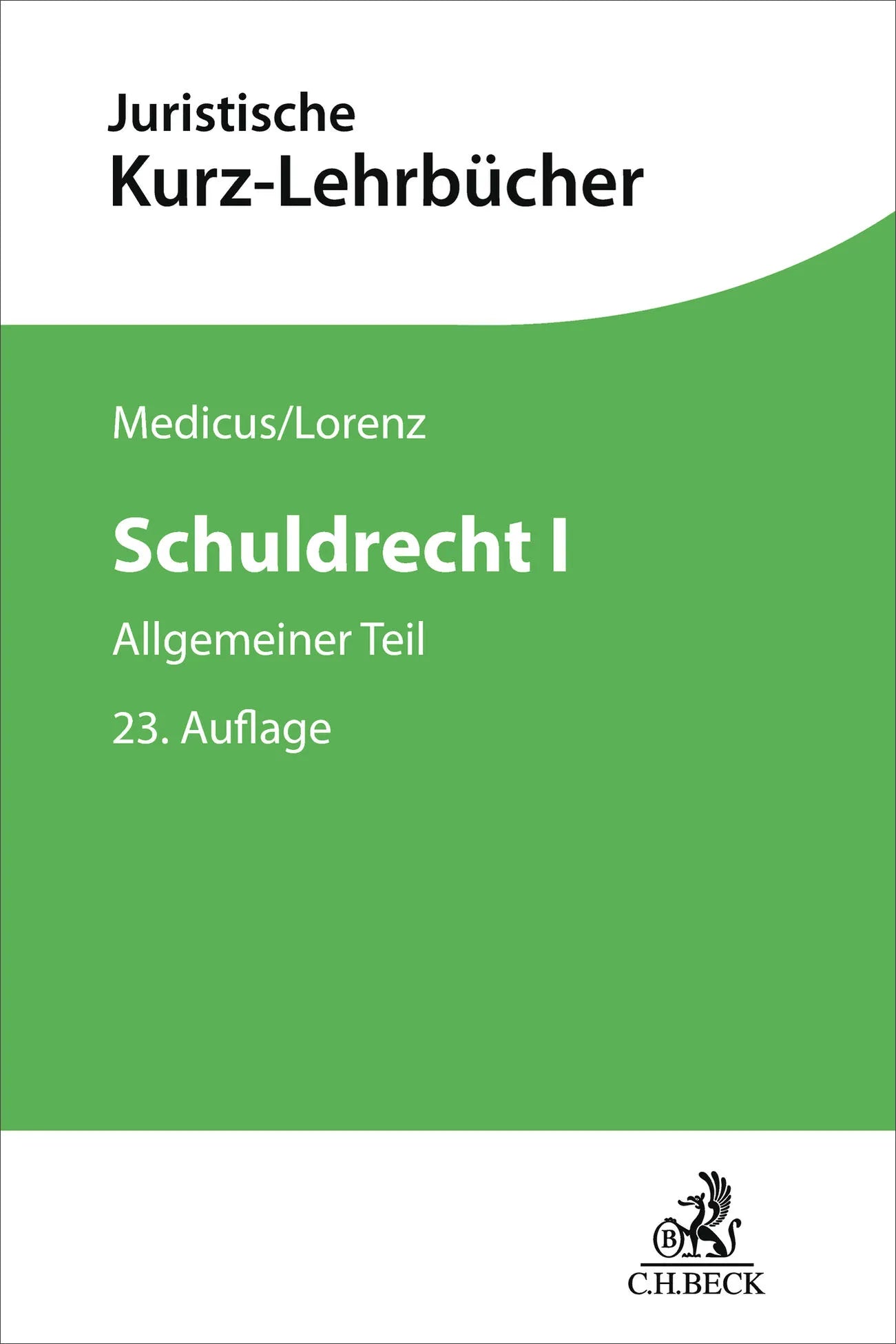 Buchcover von 'Schuldrecht I' - Taschenbuch von Dieter Medicus